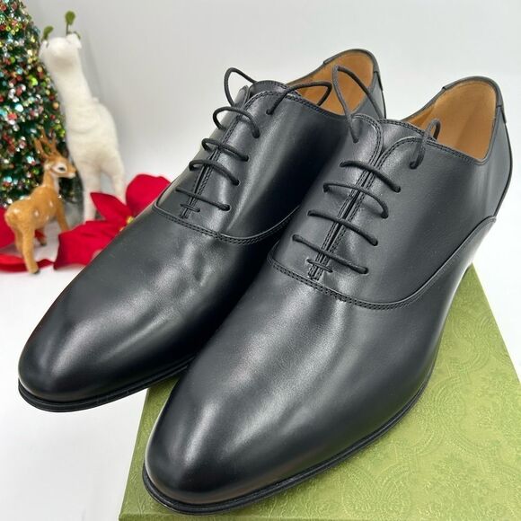 Men’s  Gucci GG Leather, Oxford’s size 12 made in Italy - Picture 1 of 11